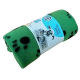 Pet Blanket with Patterns Green