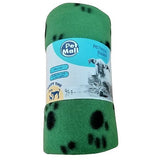 Pet Blanket with Patterns Green