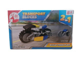 Red Deer 2-In-1 Transport Building Blocks