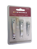 Prima Stainless Steel Nail Clipper Set 3pcs
