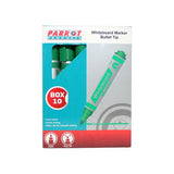 Parrot Products Whiteboard Markers (10 Markers - Bullet Tip - Green) PW1001G