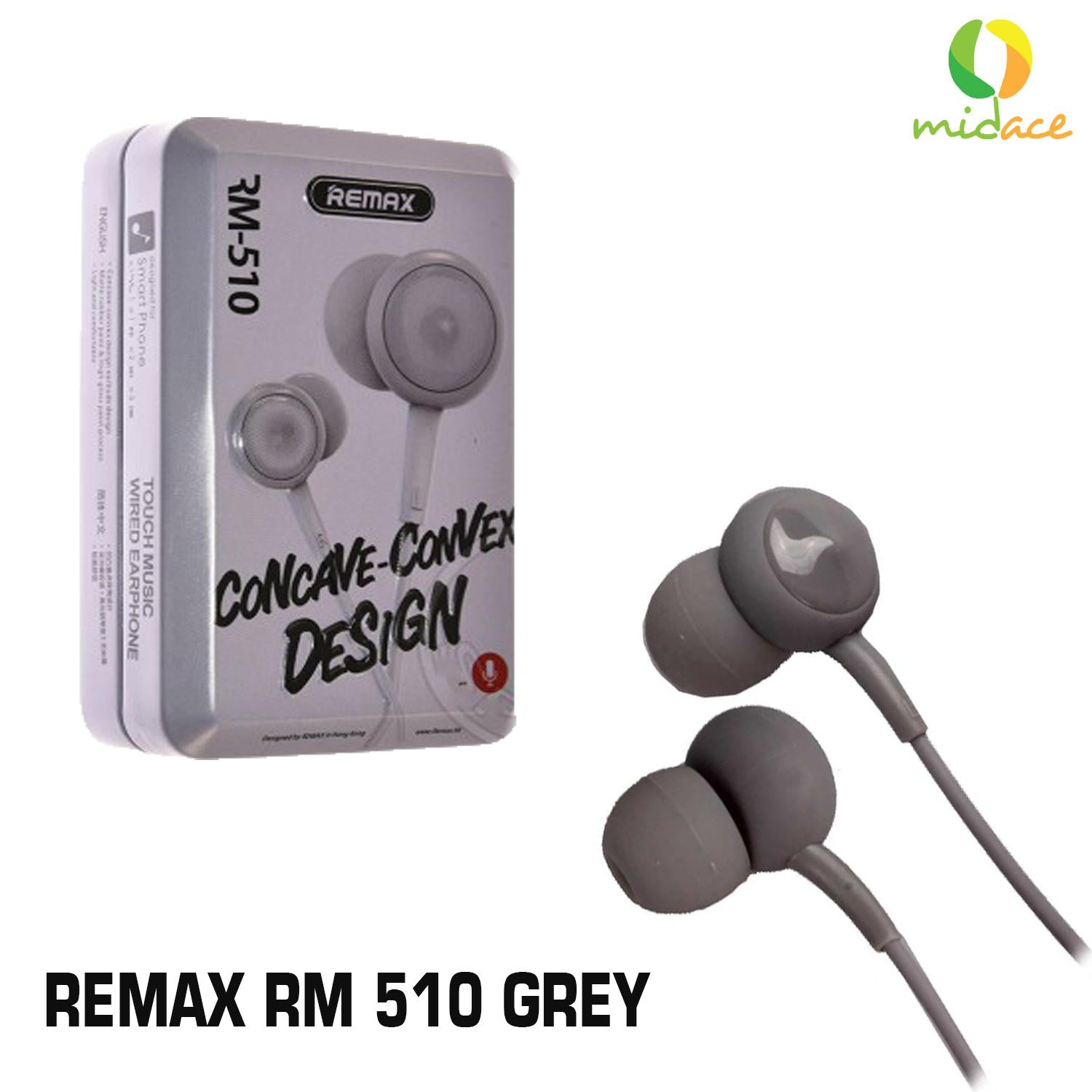 Remax Wired Earphone RM-510 Grey