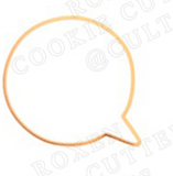 Hubbe Cookie Cutter - Speech Bubble 1
