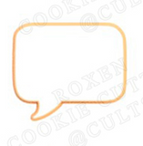 Hubbe Cookie Cutter - Speech Bubble 6