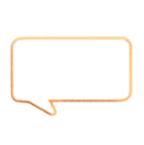 Hubbe Cookie Cutter - Speech Bubble 9
