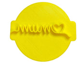Hubbe - Mum - Cookie Embosser