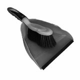 Parrot Dustpan and Brush Set-Grey