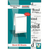 Parrot Flipchart Paper - Bond 20 Sheets BA2105