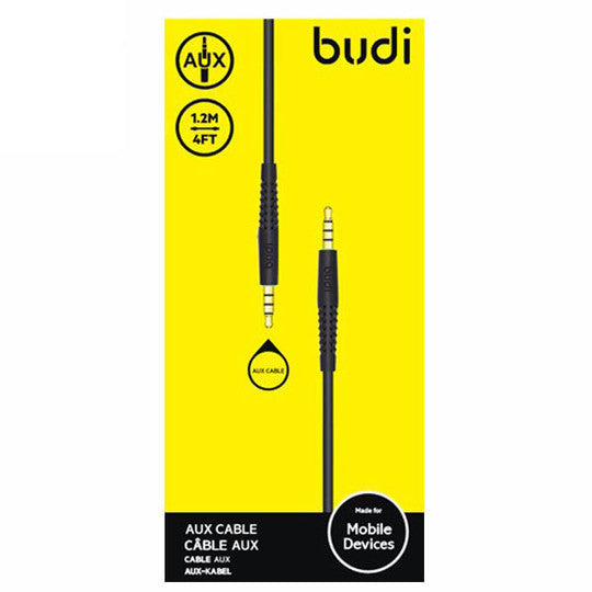 Budi Aux Cable M8J150AUX Black