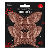 Butterfly Christmas Ornament - 2 Pack