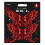 Butterfly Christmas Ornament - 2 Pack