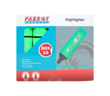Parrot Highlighter Marker Box (10 Markers - Green)