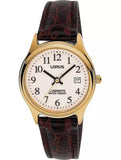 Lorus Ladies Brown Leather Strap Analogue Watch