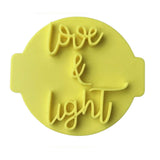 Hubbe Love and Light Cookie Embosser