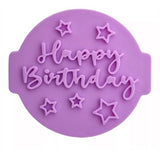 Hubbe Happy Birthday Star Cookie Embosser