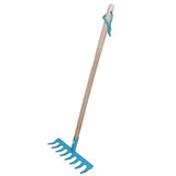 Garden kids rake metal 70cm asstd