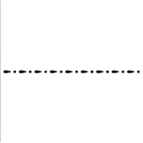 Jem Stencil - Teardrop and Dot Border - 105 x 2mm / 4 x 0.7