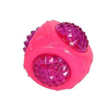 Squeaky Strong Rubber Ball Chew Toy - Pink