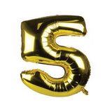 Gold Number Helium Balloon 106cm