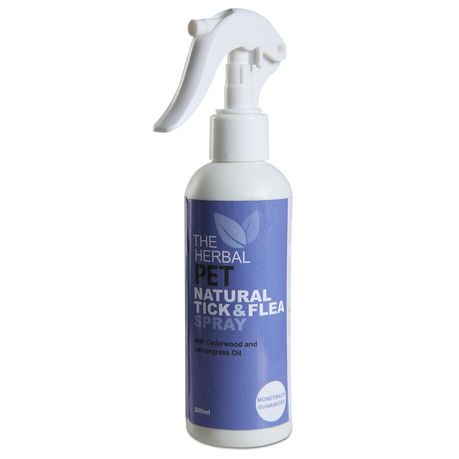 Herbal Pet Natural Tick & Flea Spray 200ml