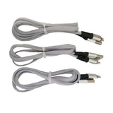 USB to lighting cable 3 pack 5/6/7 cable grey