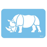 Jem Stencil - Rhino - 62 X 118mm / 2.44 X 4.65”