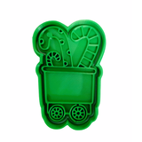 Hubbe Cookie Cutter - Christmas Candy Cane Carriage