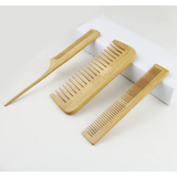 6 Piece Eco Anti-Bacterial Detangling Bamboo Hair Brush Set