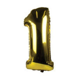 Gold Number Helium Balloon 106cm