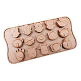 Hubbe 15 Cell Animal Silicone Mould