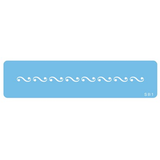 Jem Stencil - Scroll Border - 153 X 6mm / 6 X 0.2”
