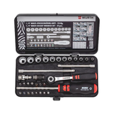 WURTH 1/4 Inch Multi-Socket Wrench Assortment - Set of 33  1403