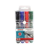 Parrot Whiteboard Marker Bullet Tip (Pack of 4 Assorted) PW0401A