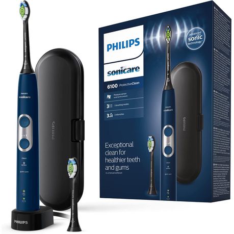 Philips Sonicare Built-in Pressure Sensor Sonic Electric Toothbrush - Navy