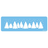 Jem Stencil - Christmas Forest - 187 x 46mm / 7.3 x 2