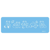 Jem Stencil - Tumbling Ted - 180 x 35mm / 7 x 1.4