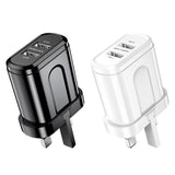 UK Plug 2.4 Dual USB Charger