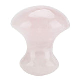 Natural Rose Quartz Mushroom Shaped Gua Stone