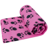 Pet Blanket - Pink with Patterns