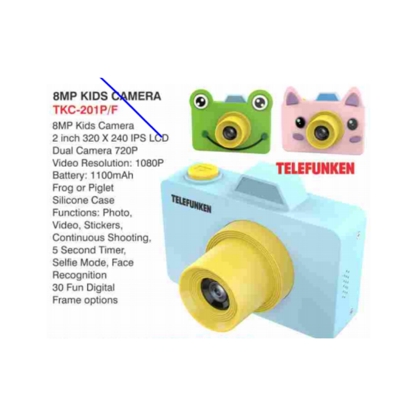 Telefunken Durable Kids Camera - 8AMP