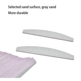 Professional Nail File 100/180 Grit Double Sided Emery Board - Single