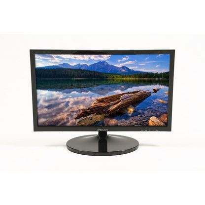 Mecer A1957 18.5" LED Wide Monitor with Built-in Speakers - Black