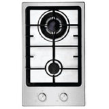 Goldair 2 Burner Gas Hob - Stainless Steel