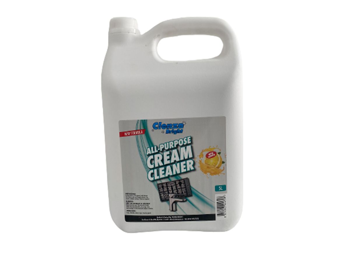 Clenza all purpose cleaner (cream) 5Lt Hubbe Central