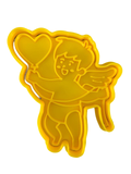 Hubbe Cookie Cutter - Valentines Cupid with a balloon