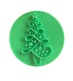 Hubbe Cookie Cutter - Christmas Tree with Star Embosser