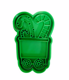 Hubbe Cookie Cutter - Candy Cane Train