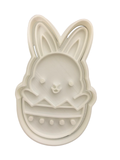 Hubbe Cookie Cutter - Cute Easter bunny in an egg
