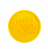 Hubbe Cookie Cutter - Merry Christmas with falling snow