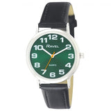 Ravel Unisex Classic Colour Dial Leather Strap Watch